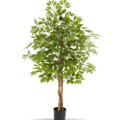 Tectake Ficus artificiel à l'aspect naturel avec beaucoup de volume 160cm* Plante Artificielle
