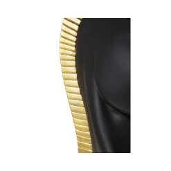 Clearance Mauro Ferretti Figurine échec décoratif en polyrésine noire et dorée Cavalier modèle 2