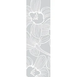 Outlet Ambiance Sticker Film Fenêtre Anti Regard Occultant - FLEUR D'ORCHIDÉE - Stickers Autocollant Brise-Vue pour Vitre & Porte de Douche - 55x185cm