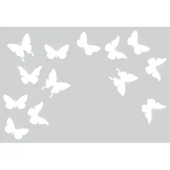 Ambiance Sticker Film Fenêtre Anti Regard Occultant - PAPILLONS - Stickers Autocollant Brise-Vue pour Vitre & Porte de Douche - 55x85cm* Sticker Et Adhésif Décoratif