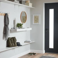 Outlet GoodHome Fixations invisibles en acier Kasper, 2 pièces