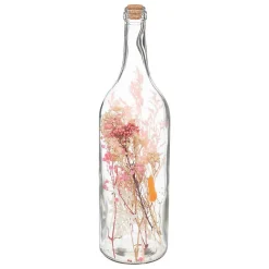 Outlet Atmosphera Créateur D'Intérieur Fleurs séchées en bouteille - verre - H45 cm - Atmosphera