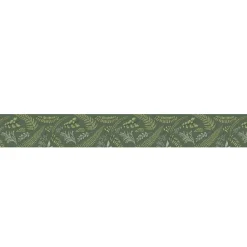 Discount Plage Frise adhésive autocollante 15 cm X 300 cm, décorative stermoen vert, motif feuilles botaniques - Décoration murale intérieure