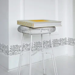 Best Plage Frise adhésive autocollante Skutvik, 15 cm X 300 cm, décorative, illustration en bois baroque.