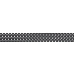 Best Plage Frise décorative adhésive, arboréa noir motif éventails noir et blanc, 5 cm X 300 cm