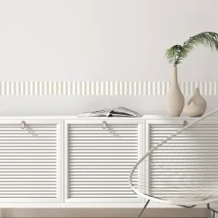 Clearance Plage Frise décorative adhésive, Rayure Beige la frise est le détail de bon goût, 9 cm X 300 cm