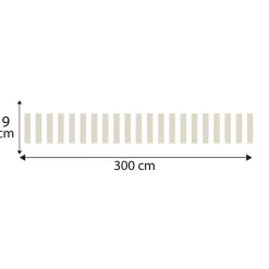 Clearance Plage Frise décorative adhésive, Rayure Beige la frise est le détail de bon goût, 9 cm X 300 cm