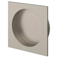 Best GoodHome Galandage Carré à visser Irvil effet nickel satin gris Ø55.5mm