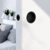 GoodHome Galandage rond à visser Minzh mat noir Ø55mm* Poignée Cuvette|Poignée De Porte Coulissante