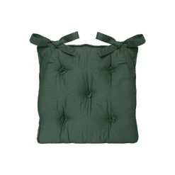 Atmosphera Galette de Chaise "5 Boutons" 40x40cm Vert* Galette De Chaise