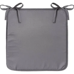 Outlet Atmosphera Créateur D'Intérieur Galette de chaise - gris foncé - 39x39 cm - Atmosphera