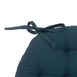Outlet Atmosphera Créateur D'Intérieur Galette de chaise Anjali en coton D38cm marron cannelle - Atmosphera
