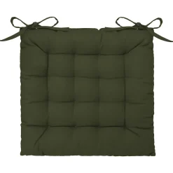Atmosphera Galette de chaise en coton - 38 x 38 cm* Galette De Chaise
