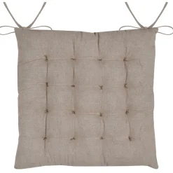 Sale Lovely Casa Galette de chaise feuillage doré pour intérieur chic (38x38 cm - Doré)