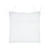 Lovely Casa Galette de chaise imitation fourrure (40x40 cm - Blanc)