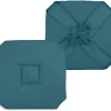 Hot Lovely Casa Galette de chaise italienne et unie (40x40 cm - Turquoise)