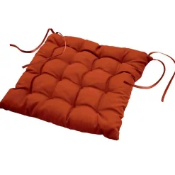 Paris Prix Galette de Chaise Matelassée "Essentiel" 40x40cm Terracotta* Galette De Chaise
