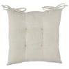 Atmosphera Galette de chaise rectangulaire CLEM - 38 x 38 cm