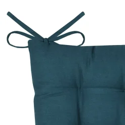 Lovely Casa Galette de chaise unie et classique (38x38 cm - Vert emeraude)* Galette De Chaise