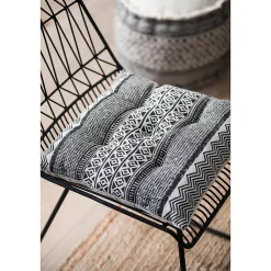Online Deko & Co Gallette de chaise imprimé Africa L.40 x l.40 x ep.8cm Deco&co