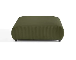 Hot Lisa Design Garance - grand pouf modulable - en velours côtelé -