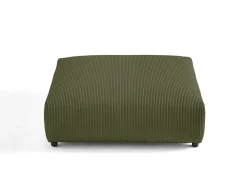 Hot Lisa Design Garance - grand pouf modulable - en velours côtelé -