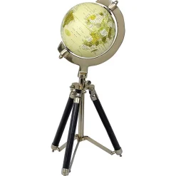 Outlet La Grande Prairie Globe terrestre déco sur pieds 15x13x39cm