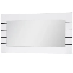 Sale Meublorama Grand miroir blanc 120x60 cm Collection LINA