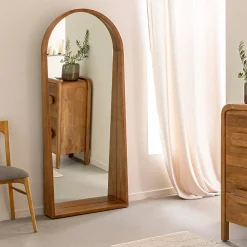 Made In Meubles Grand miroir en bois de manguier Marley* Miroir|Miroir