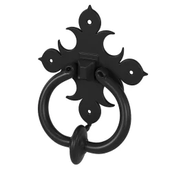 Discount GoodHome Heurtoir de porte extérieur Kilhog noir H.170 mm x l.140 mm