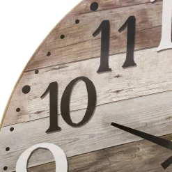 Outlet Atmosphera Créateur D'Intérieur Horloge - bois - D38 cm - Blanc- Atmosphera