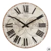 Atmosphera Créateur D'Intérieur Horloge - bois - D28 cm - Blanc- Atmosphera* Horloge