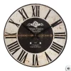 Outlet Atmosphera Créateur D'Intérieur Horloge - bois - D28 cm - Noir- Atmosphera