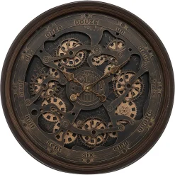 Outlet Atmosphera Créateur D'Intérieur Horloge Alban - verre - D76 cm - Atmosphera