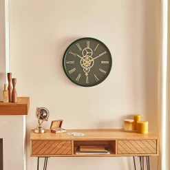 Outlet Atmosphera Créateur D'Intérieur Horloge AracEly vert D46cm - Atmosphera