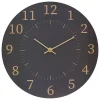 Outlet Atmosphera Créateur D'Intérieur Horloge Boris D28cm- Noir- Atmosphera
