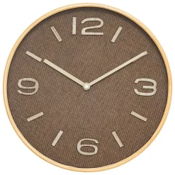 Atmosphera Créateur D'Intérieur Horloge Ellis marron tonka D30cm - Atmosphera* Horloge