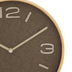 Atmosphera Créateur D'Intérieur Horloge Ellis marron tonka D30cm - Atmosphera* Horloge