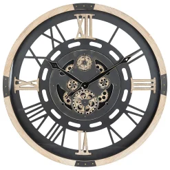 Atmosphera Créateur D'Intérieur Horloge mécanique bois D80cm - Atmosphera* Horloge