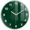 Discount Wallfluent Horloge murale fi30 cm Avec chiffres Aiguilles blanches Vert bouteille 1 pcs