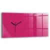 Clearance Wallfluent Horloge murale 60x30 cm Aiguilles noires Rose vif 1 pcs