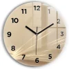 Wallfluent Horloge murale fi30 cm Avec chiffres Aiguilles noires Lumière abstraite 1 pcs* Horloge