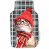 Eden Housse de bouillotte Chat a lunettes* Bouillotte