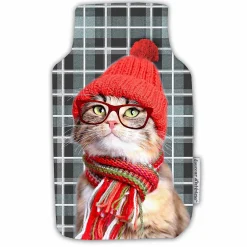 Eden Housse de bouillotte Chat a lunettes* Bouillotte