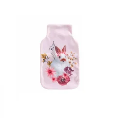 Best Eden Housse de bouillotte Lapin fleuri