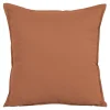 GoodHome Housse de coussin 100% coton Jalna Terracotta l.45 x H.45cm* Housse De Coussin|Housse De Coussin