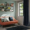 GoodHome Housse de coussin chenille Isti bleu marine l.45 x H.45cm* Housse De Coussin|Housse De Coussin
