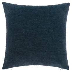 GoodHome Housse de coussin chenille Isti bleu marine l.45 x H.45cm* Housse De Coussin|Housse De Coussin