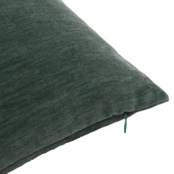 GoodHome Housse de coussin chenille Isti vert emeraude l.45 x H.45cm* Housse De Coussin|Housse De Coussin