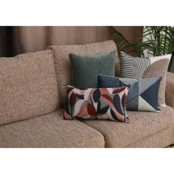 GoodHome Housse de coussin chenille Isti vert emeraude l.45 x H.45cm* Housse De Coussin|Housse De Coussin